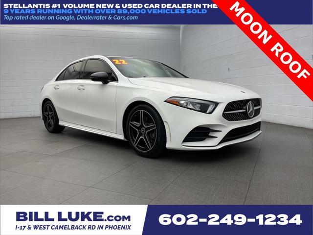 used 2022 Mercedes-Benz A-Class car, priced at $29,273
