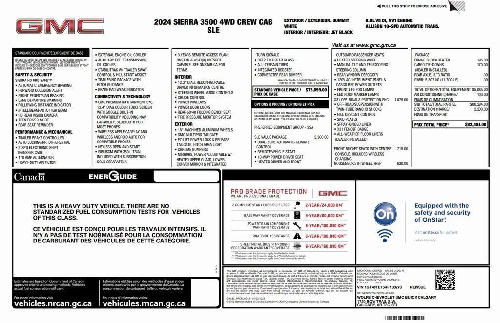 used 2024 GMC Sierra 3500 car, priced at $48,973