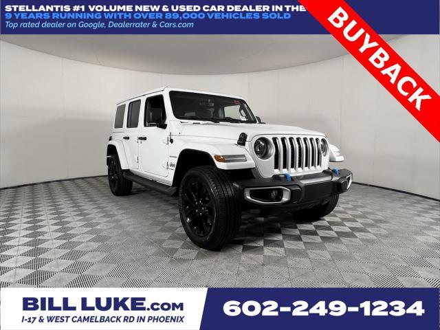 used 2023 Jeep Wrangler 4xe car, priced at $35,175