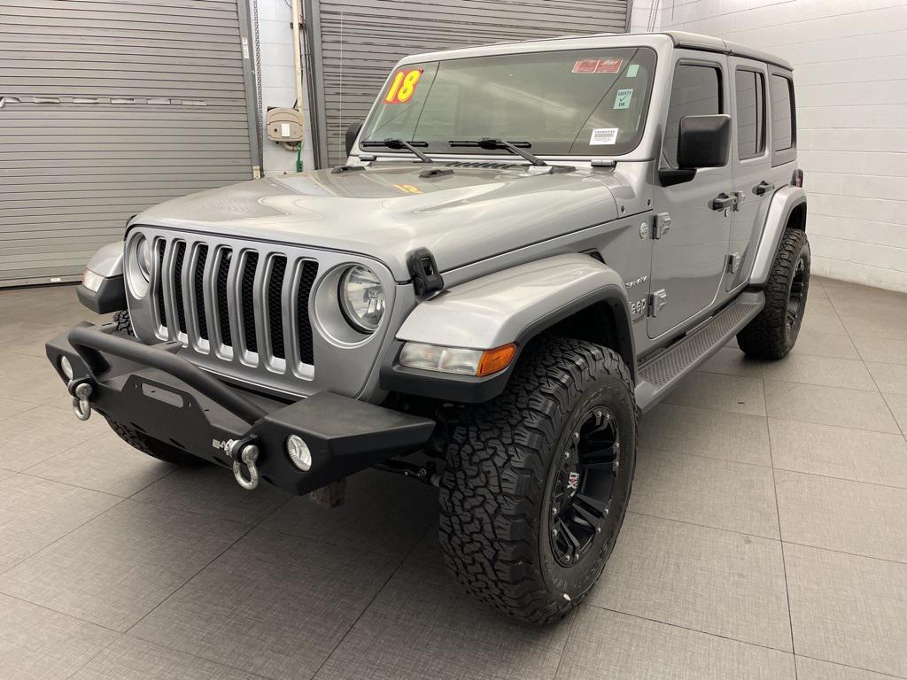 used 2018 Jeep Wrangler Unlimited car, priced at $20,573