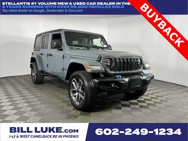 used 2024 Jeep Wrangler 4xe car, priced at $33,575