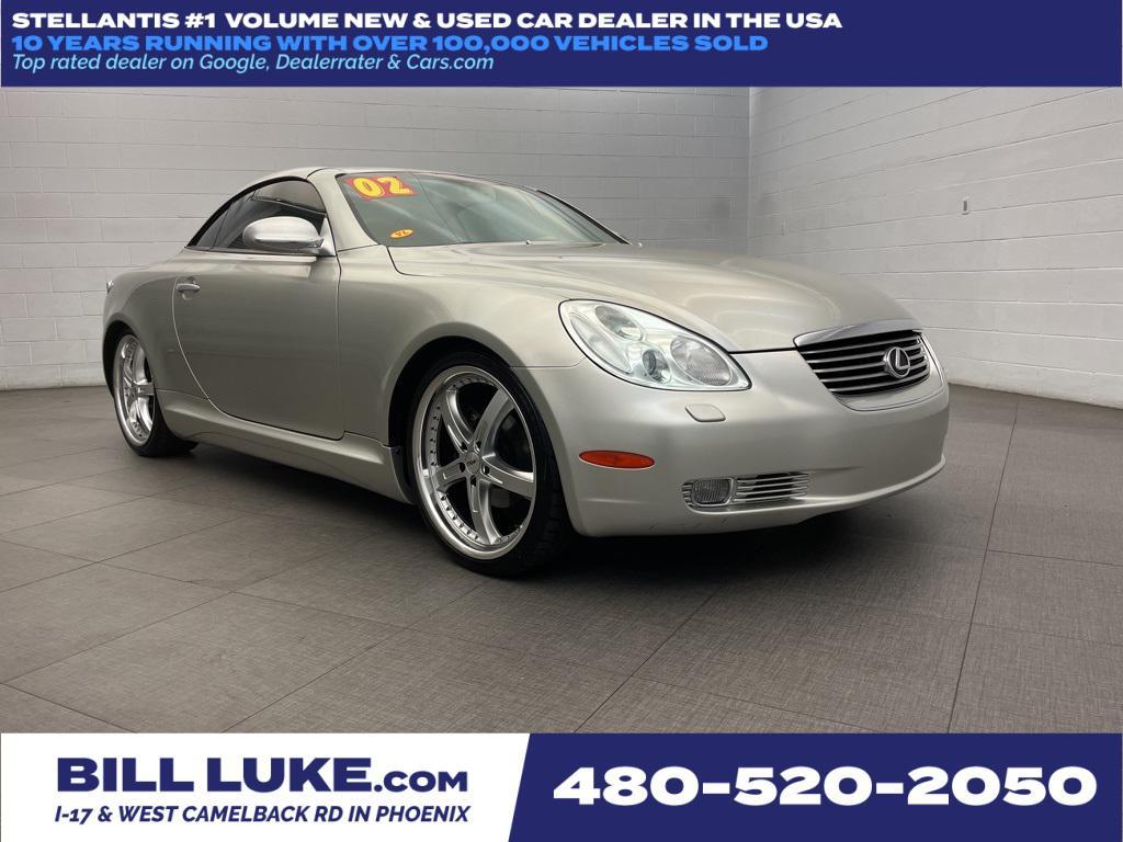 used 2002 Lexus SC 430 car, priced at $17,273