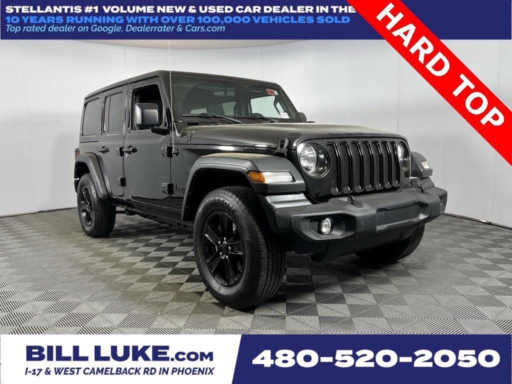 used 2021 Jeep Wrangler Unlimited car, priced at $28,973