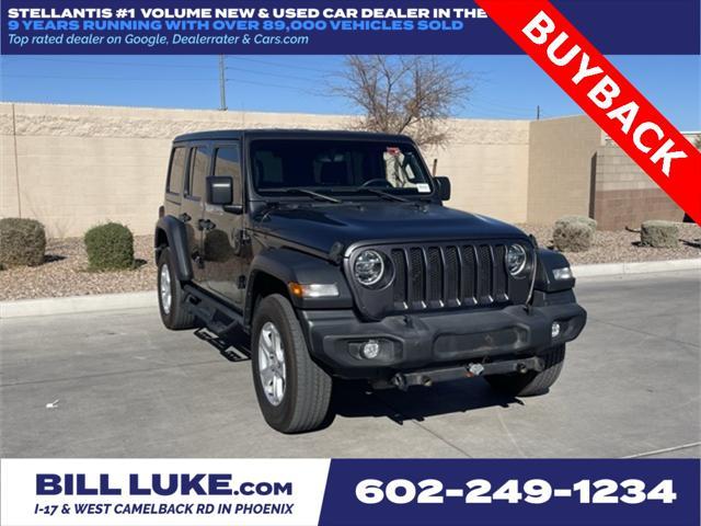 used 2022 Jeep Wrangler Unlimited car, priced at $26,675