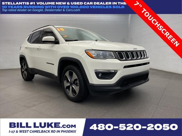 used 2018 Jeep Compass car, priced at $13,273
