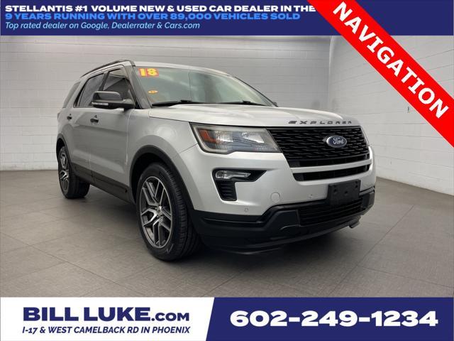 used 2018 Ford Explorer car, priced at $18,973