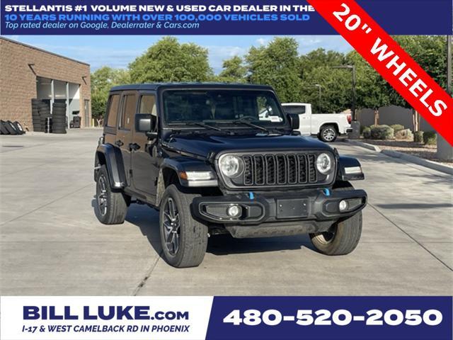 used 2024 Jeep Wrangler 4xe car, priced at $35,273
