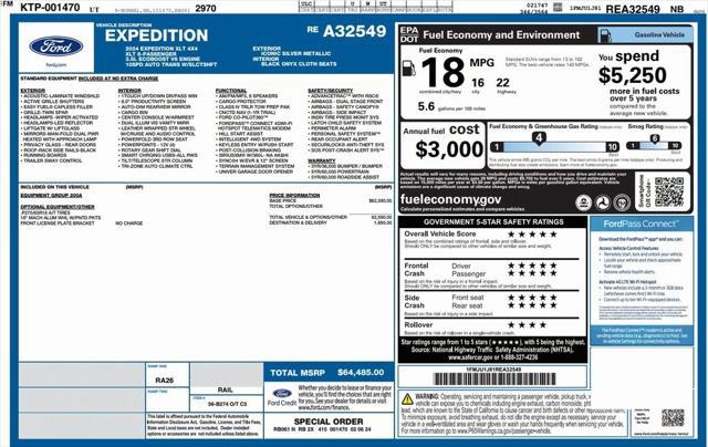 used 2024 Ford Expedition car, priced at $51,973