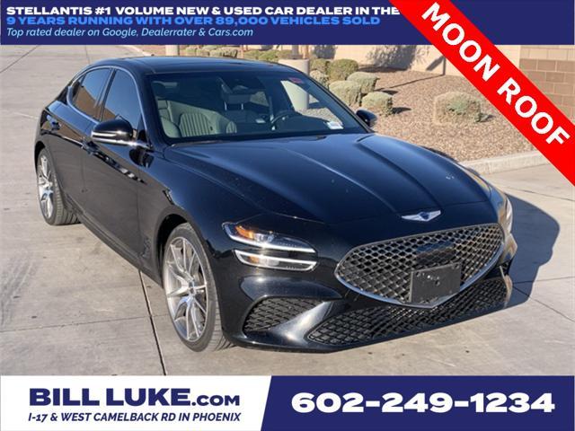 used 2022 Genesis G70 car, priced at $29,273