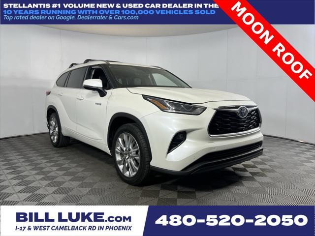 used 2020 Toyota Highlander Hybrid car, priced at $24,973