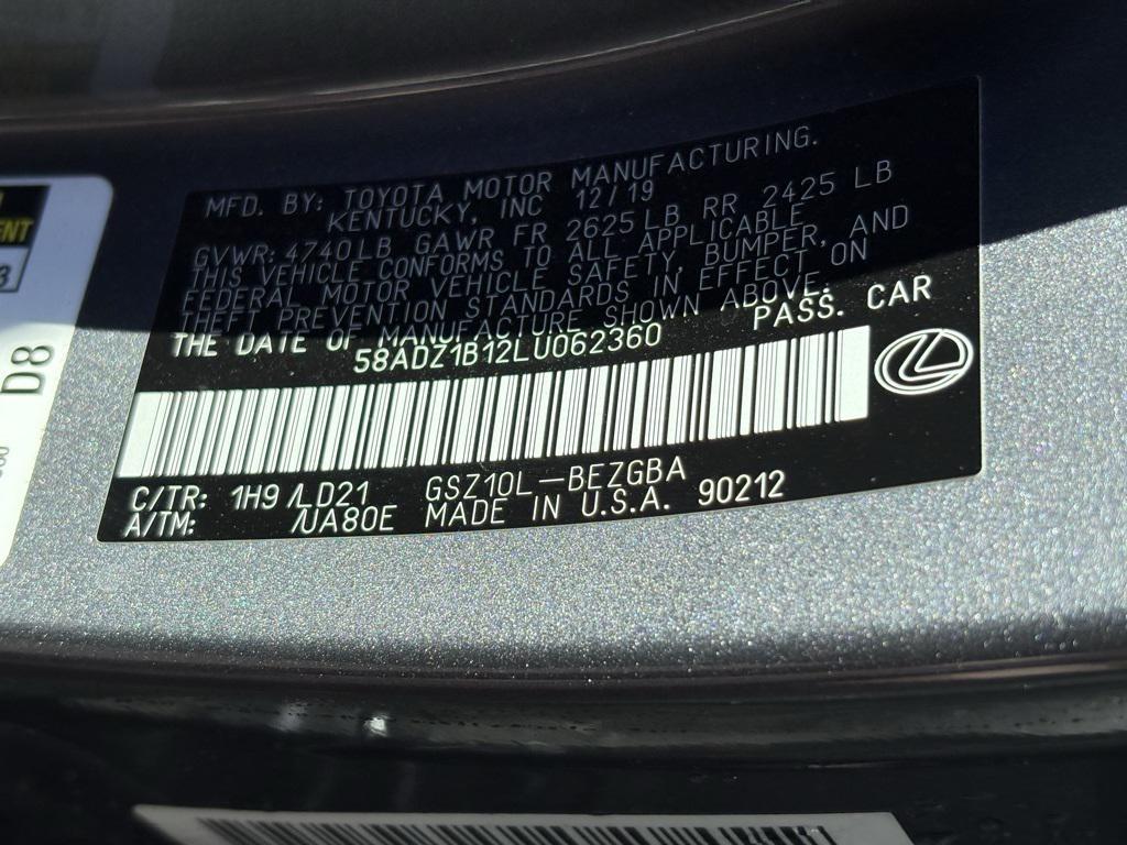 used 2020 Lexus ES 350 car, priced at $28,573