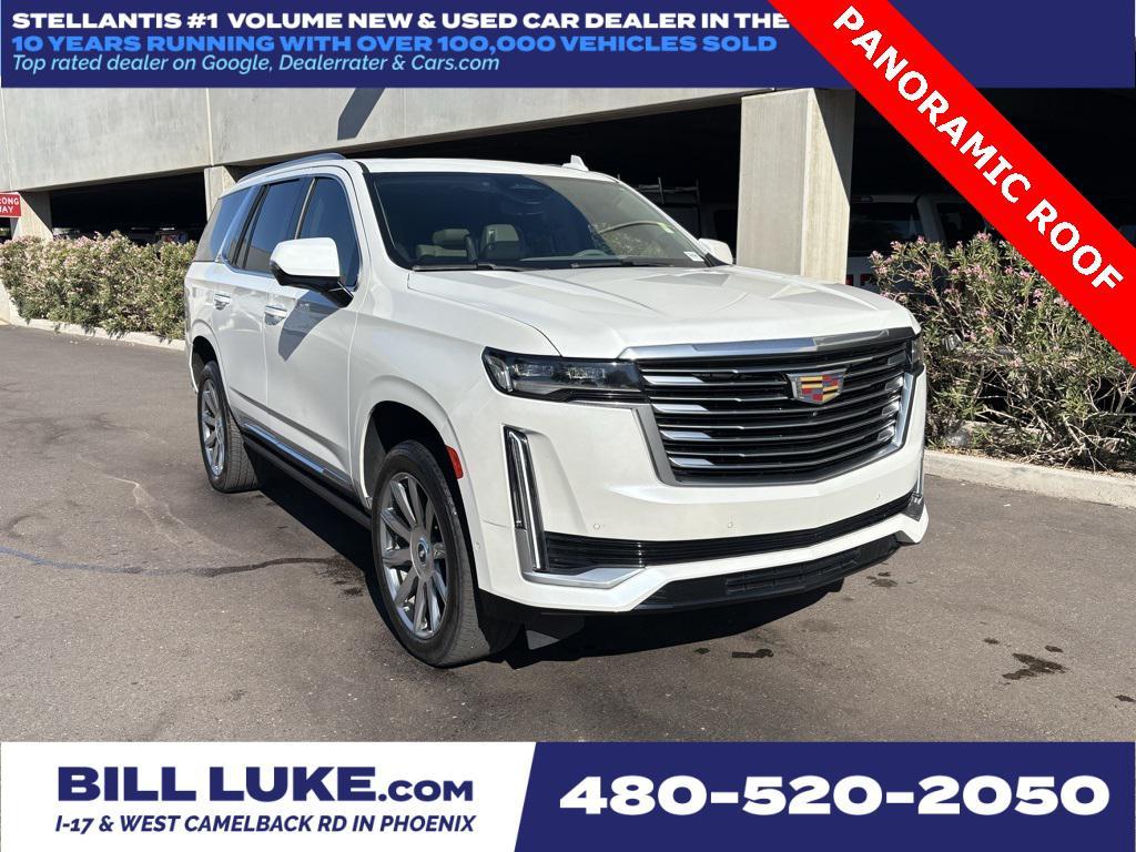 used 2021 Cadillac Escalade car, priced at $57,973