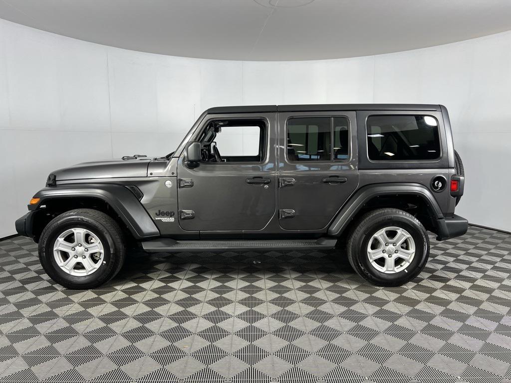 used 2021 Jeep Wrangler Unlimited car, priced at $29,973