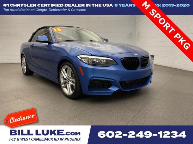 used 2015 BMW 228 car, priced at $12,573