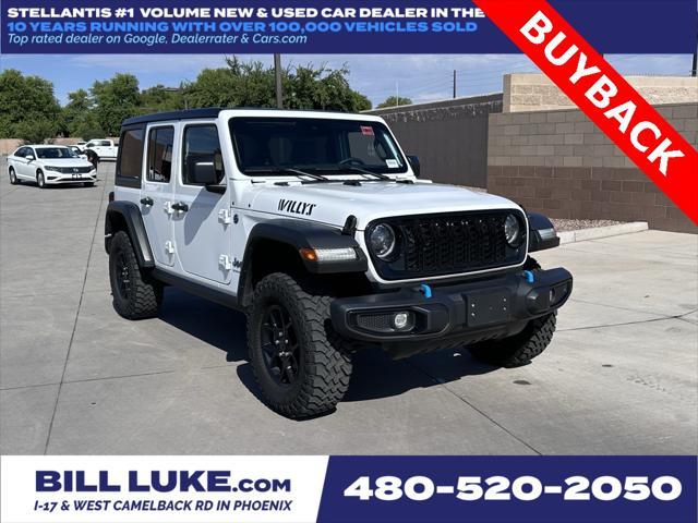 used 2024 Jeep Wrangler 4xe car, priced at $33,275