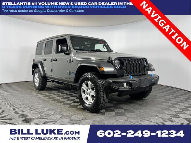 used 2023 Jeep Wrangler 4xe car, priced at $32,973