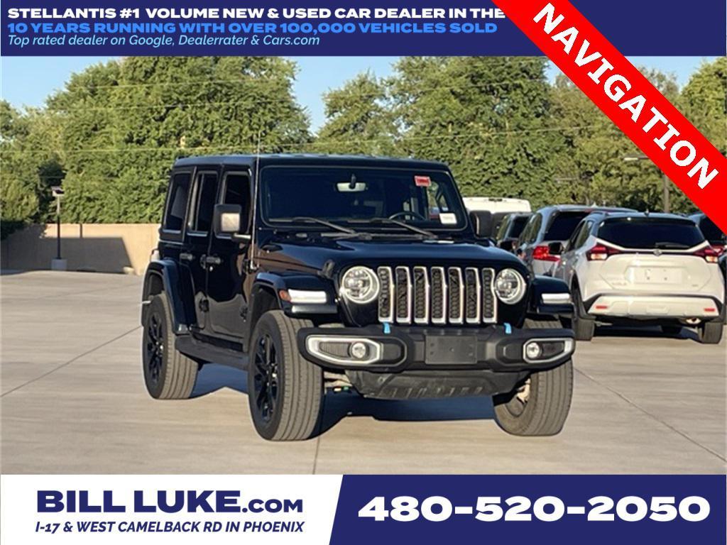 used 2022 Jeep Wrangler Unlimited 4xe car, priced at $34,973