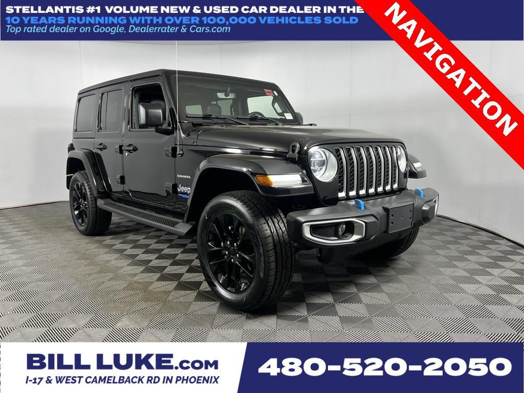 used 2022 Jeep Wrangler Unlimited 4xe car, priced at $32,973