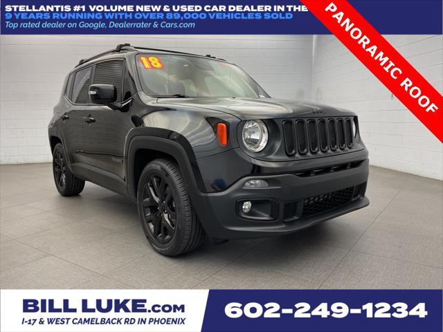 used 2018 Jeep Renegade car, priced at $16,973