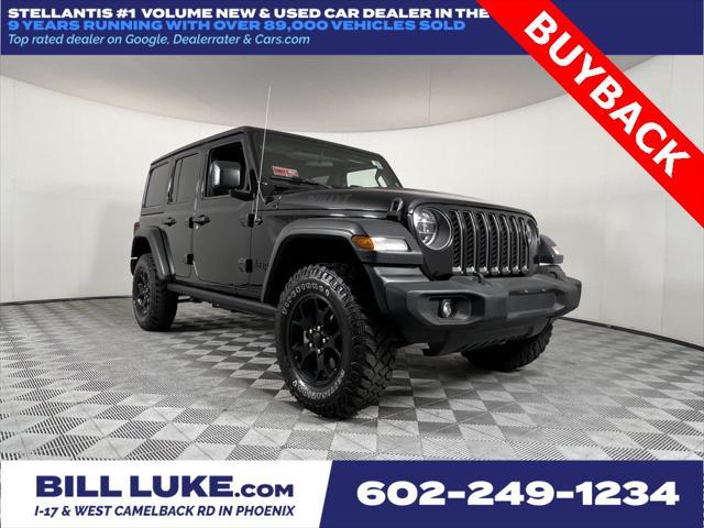 used 2020 Jeep Wrangler Unlimited car, priced at $27,875