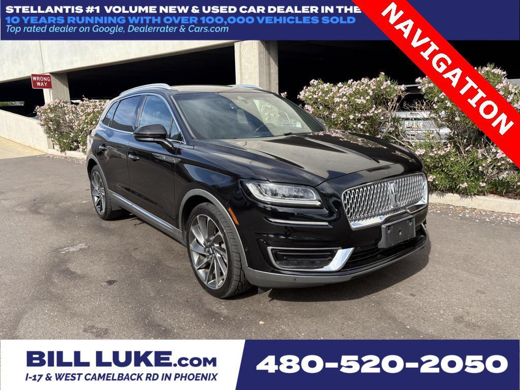 used 2019 Lincoln Nautilus car, priced at $19,573