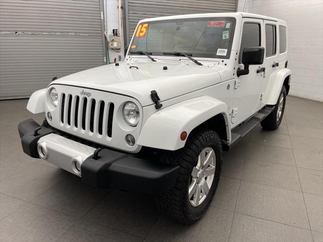 used 2015 Jeep Wrangler Unlimited car, priced at $20,973