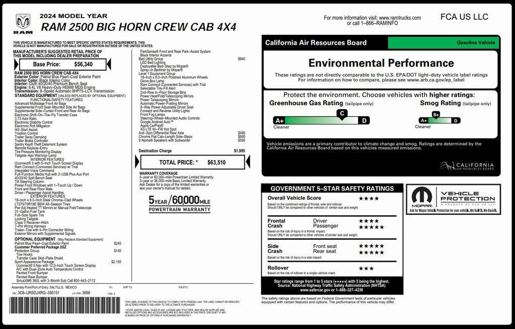 used 2024 Ram 2500 car, priced at $39,973