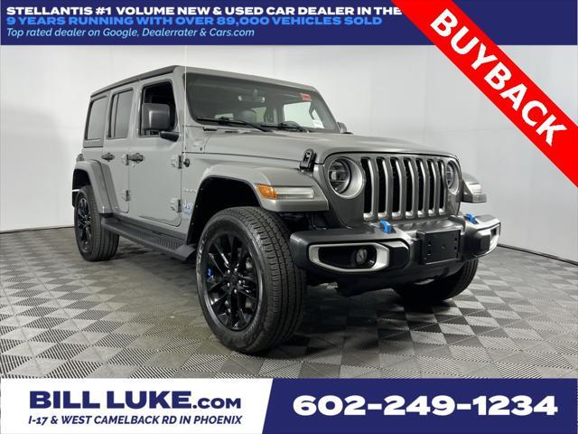 used 2022 Jeep Wrangler Unlimited car, priced at $35,375