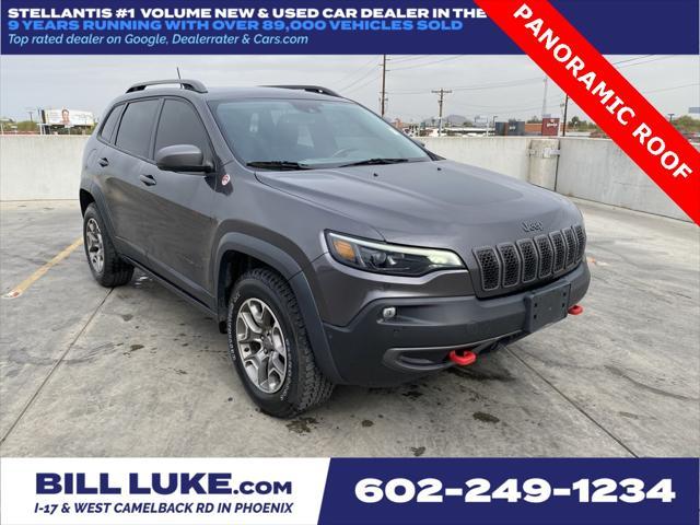 used 2021 Jeep Cherokee car, priced at $19,273