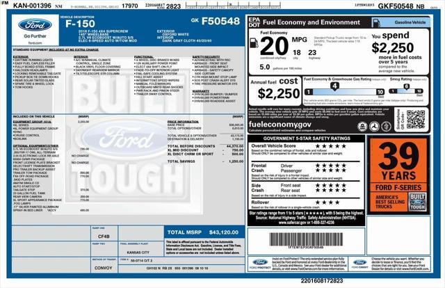 used 2016 Ford F-150 car, priced at $26,973