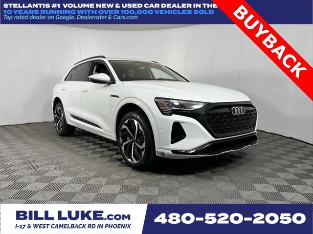 used 2024 Audi Q8 e-tron car, priced at $48,975