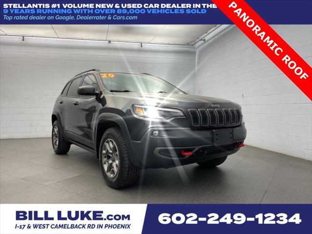 used 2020 Jeep Cherokee car, priced at $24,373