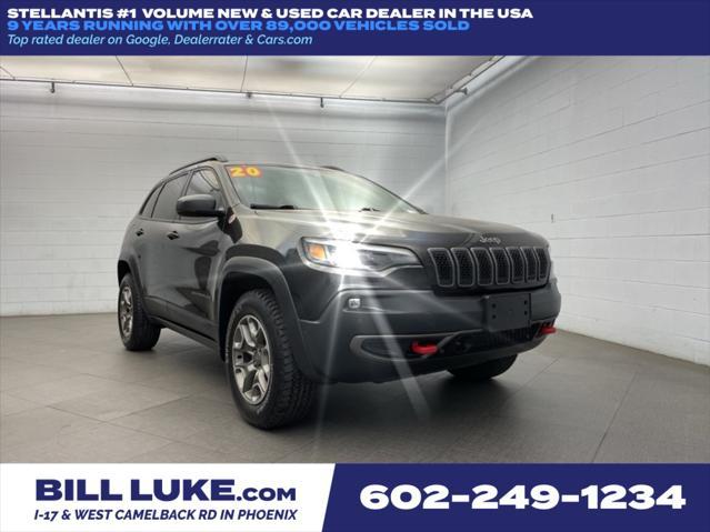 used 2020 Jeep Cherokee car, priced at $24,373