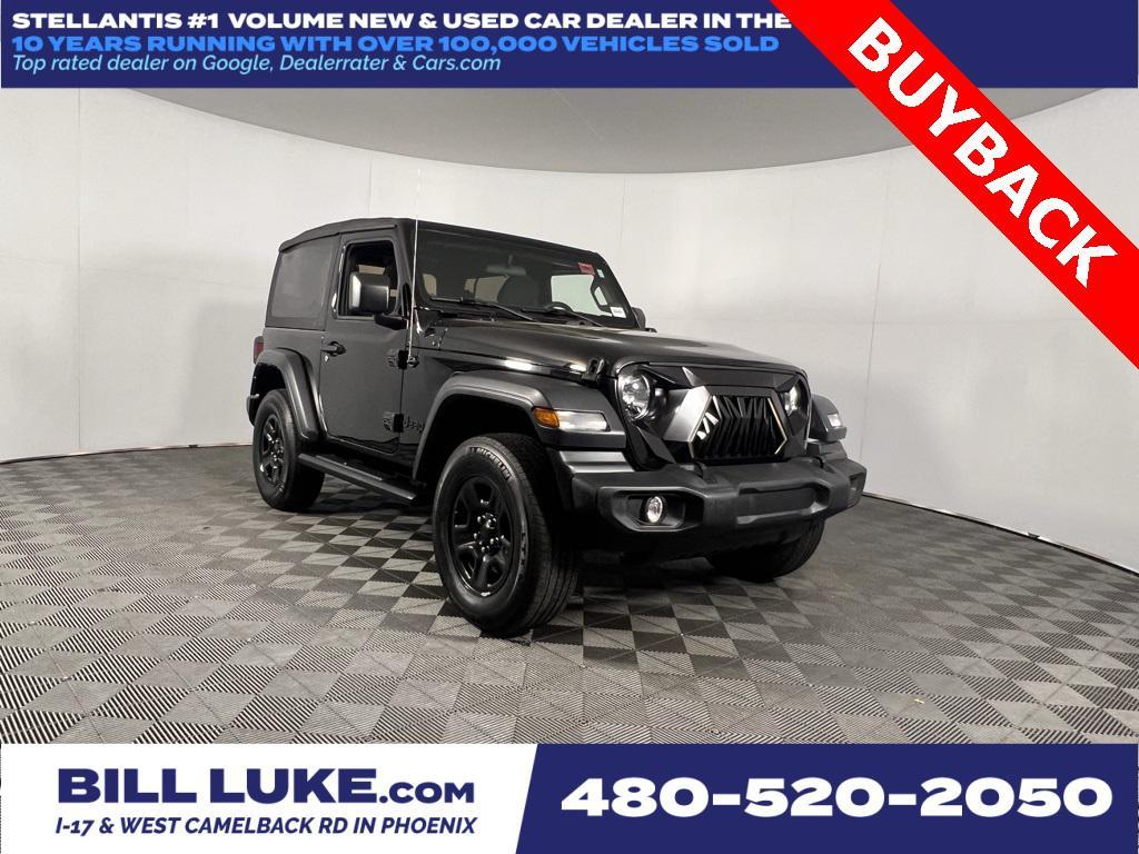 used 2023 Jeep Wrangler car, priced at $23,975