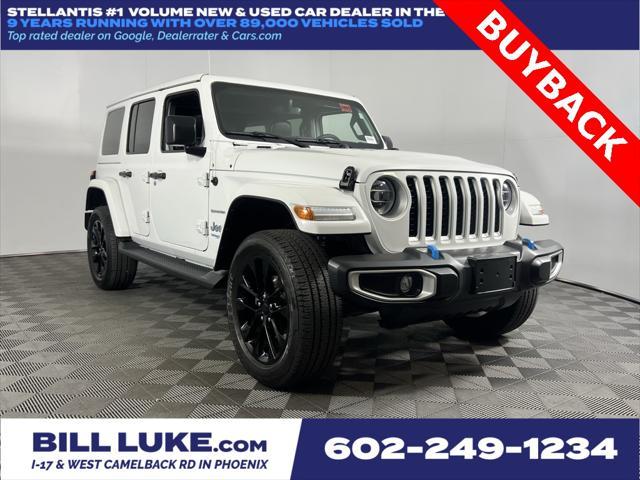 used 2022 Jeep Wrangler Unlimited car, priced at $34,575