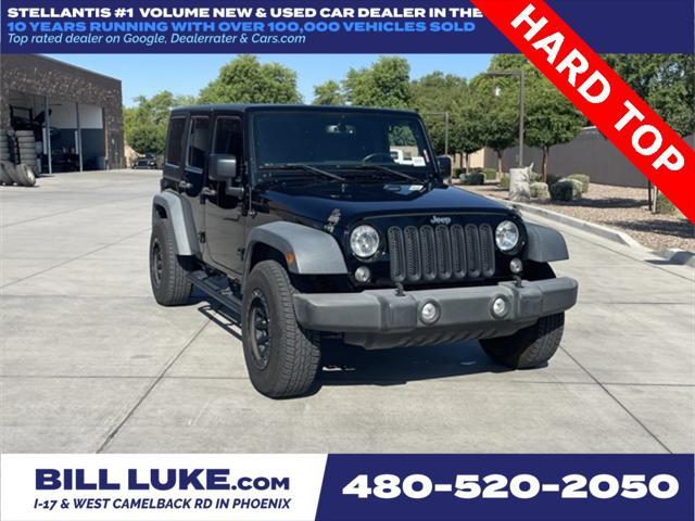 used 2018 Jeep Wrangler JK Unlimited car, priced at $20,973