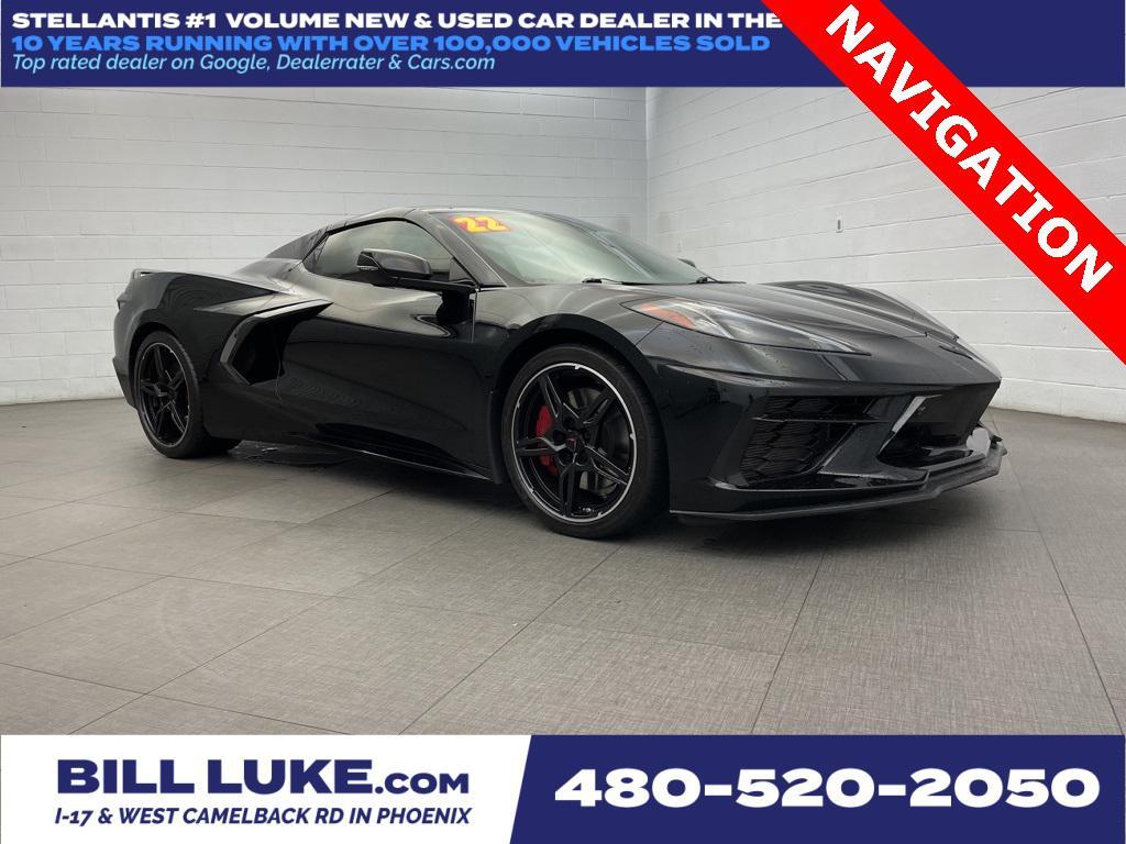 used 2022 Chevrolet Corvette car, priced at $69,973