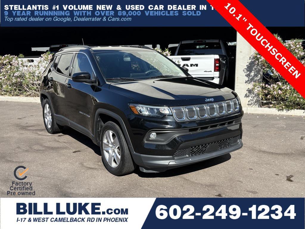used 2022 Jeep Compass car, priced at $18,673