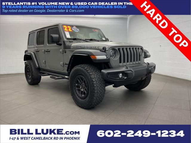 used 2022 Jeep Wrangler Unlimited car, priced at $40,573