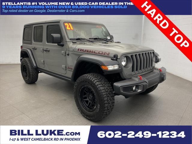 used 2021 Jeep Wrangler Unlimited car, priced at $40,973