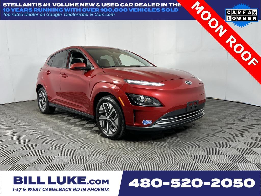 used 2022 Hyundai Kona EV car, priced at $17,573