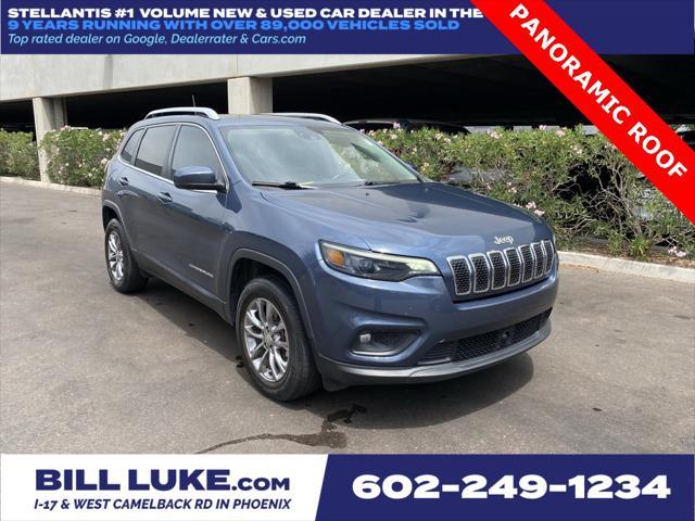 used 2021 Jeep Cherokee car, priced at $20,973