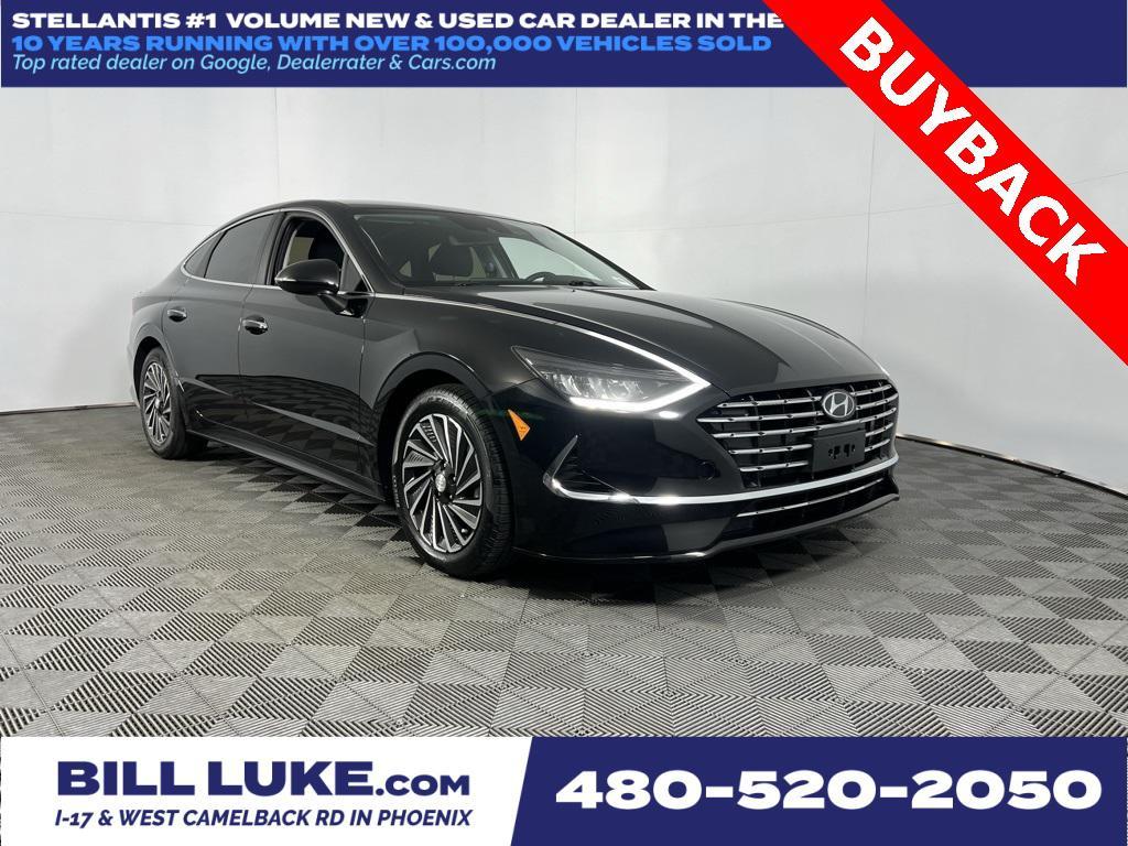 used 2022 Hyundai Sonata Hybrid car, priced at $18,175