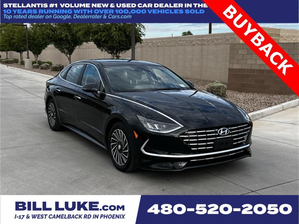used 2022 Hyundai Sonata Hybrid car, priced at $18,675