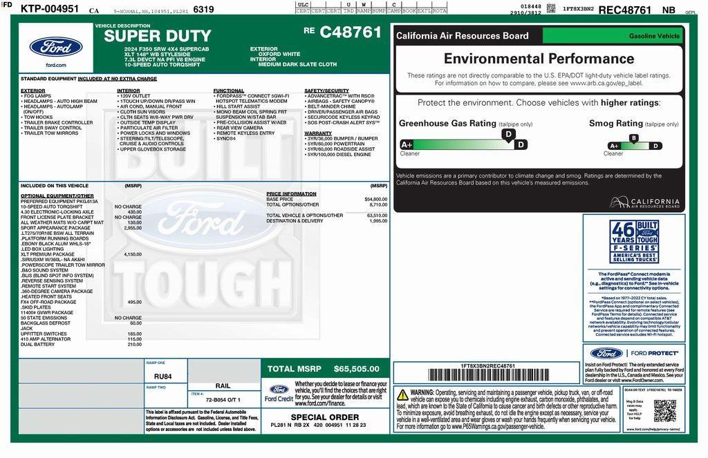 used 2024 Ford F-350 car, priced at $47,573
