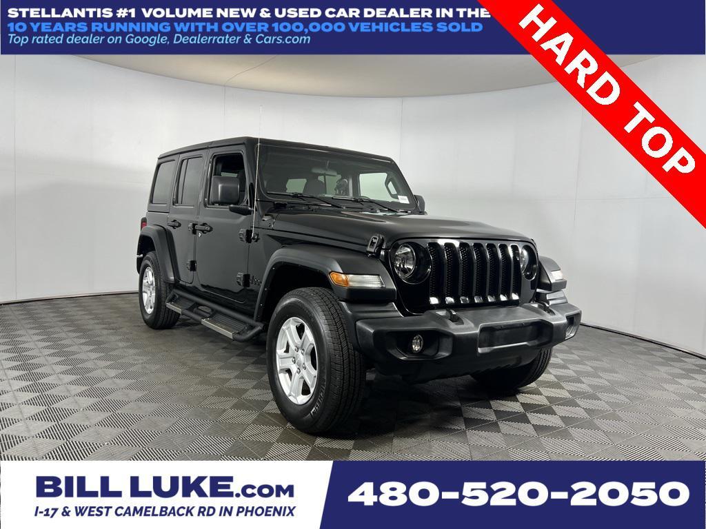 used 2022 Jeep Wrangler Unlimited car, priced at $29,973