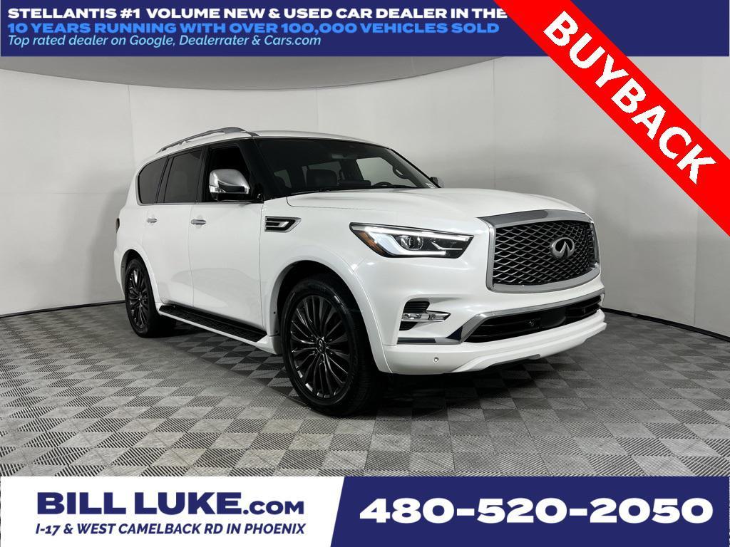 used 2022 INFINITI QX80 car, priced at $44,475