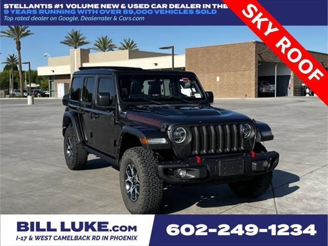 used 2022 Jeep Wrangler Unlimited car, priced at $36,973