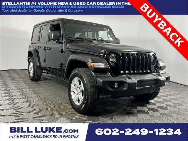 used 2023 Jeep Wrangler car, priced at $29,575