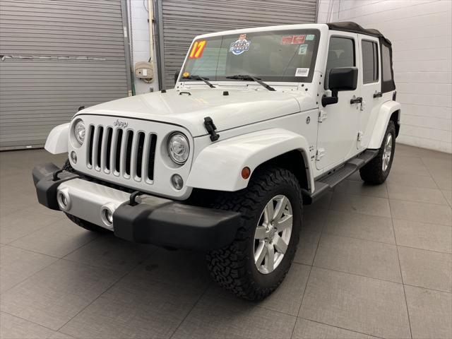 used 2017 Jeep Wrangler Unlimited car, priced at $19,573